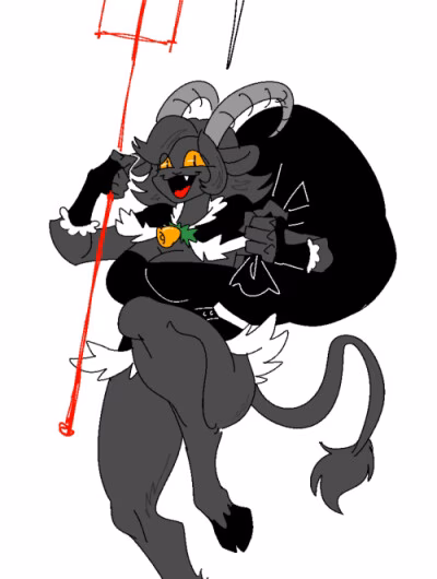 Christmas Devil, Krampus’s Thick Pussy Flesh And Soft, Extra-Large Mamma Sac