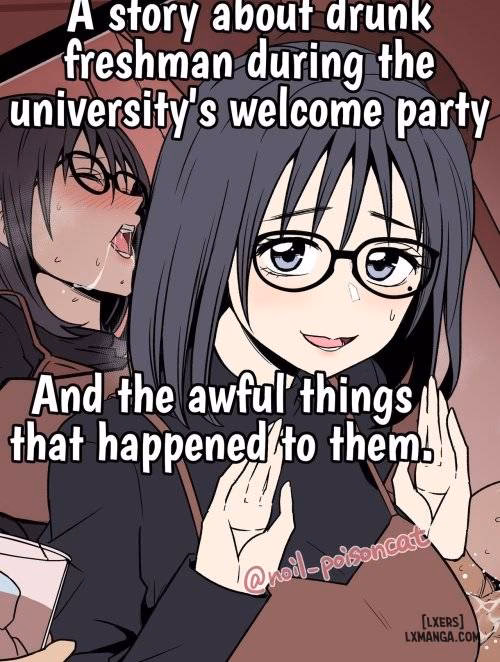 Daigaku No Shinjin Kangeikai De Ichinensei O Yowasete Warui Koto O Suru Hanashi