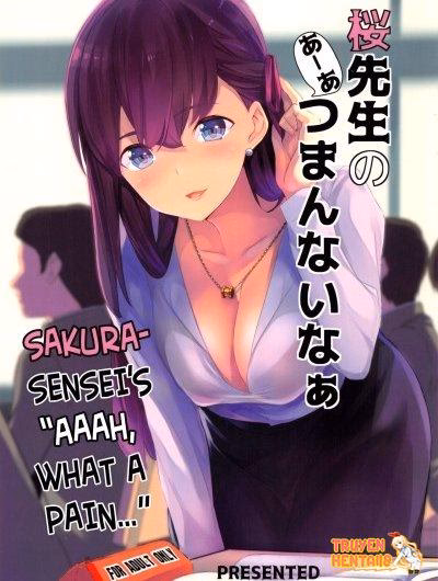 Sakura Sensei No A-Ah Tsumannai Na